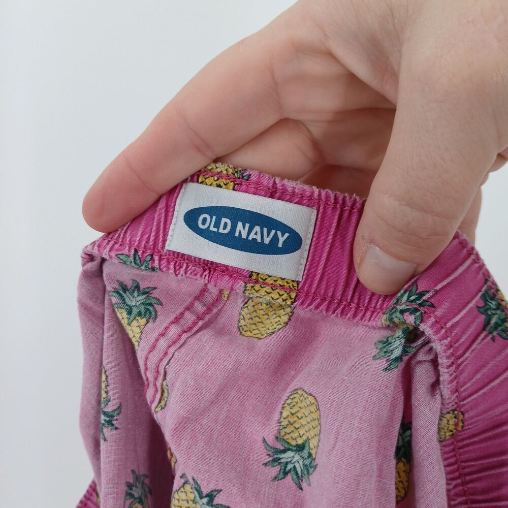 Old Navy Boxer Shorts Mens XL Pink Pineapple Print Whimsical - Picture 4 of 6